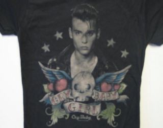 Johnny Depp, Cry Baby Movie Baby Doll Style T Shirt XL