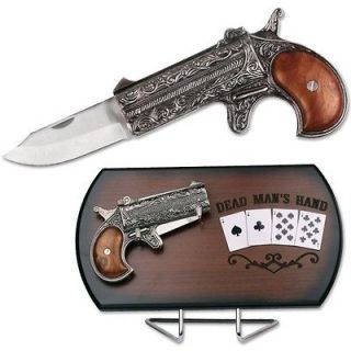 Poker Player Game Card Hand Derringer Revolver Pocket Pistol Folding 