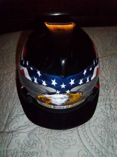   Brand Hard Hat Used United States Of America Flag & Eagle Design
