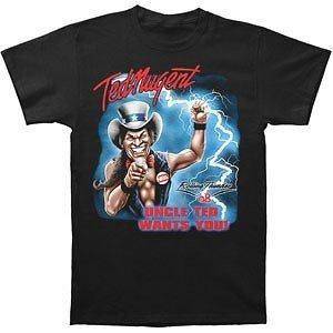 TED NUGENT   T SHIRT ( PRINTED FRONT AND BACK ) RARE   Rolling Thunder 