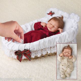 TINY MIRACLES EMMY CHRISTMAS BABY DOLL by ASHTON DRAKE WITH 2 