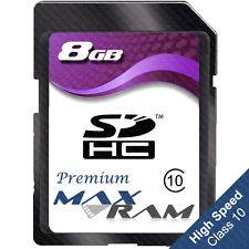 8GB SDHC Memory Card for Digital Cameras   HP PW360T & more