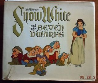 Walt Disneys Snow White and the Seven Dwarfs Studio Book Hardcover 