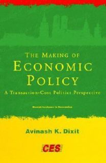   Cost Politics Perspective by Avinash K. Dixit 1998, Paperback