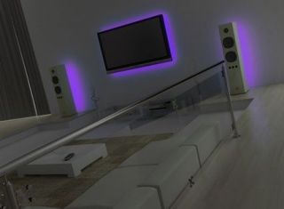 15 LED PURPLE Strip Under glow Sofa, Bed, Table, TV, Back Lite, Stereo 