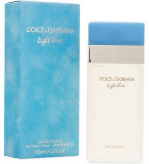 Dolce & Gabbana Light Blue 3.3oz Womens Eau de Toilette Brand New 