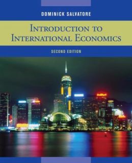   International Economics by Dominick Salvatore 2009, Hardcover