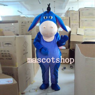   Adult Suit Size Eeyore Donkey Winnie the Pooh Friend Mascot Costume