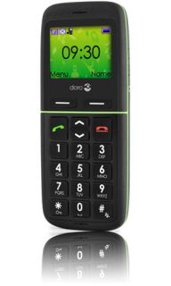 New! Doro Phone Easy 345gsm   Black (Unlocked) Mobile Phone  Perfect 