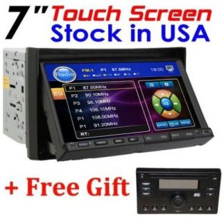 Double Din Car Stereo DVD Player+Free Detachable Panel+RDS Radio 