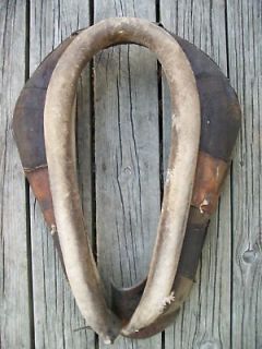 Antique Horse Collar   Straw Filled   early 1900s