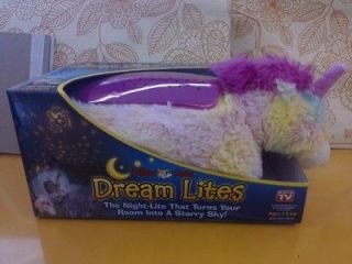 Dream Lites Rainbow Unicorn by Pillow Pets   As seen on TV   HARD to 
