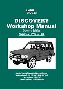 Land Rover Discovery Owners Workshop Manual 1990   1998