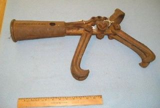 Lott Patent 1898 Wire Fence Stretcher Chain Walker Type