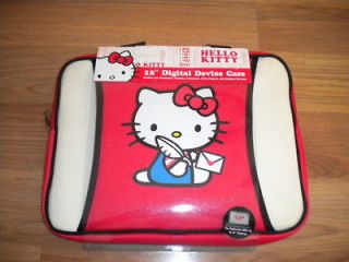 NWT 12 HELLO KITTY DIGITAL DEVICE CASE NETBOOK, E READERS DVD PLAYER