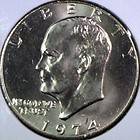 1974 D Dwight D. Eisenhower IKE Dollar FROM Fresh MINT Set