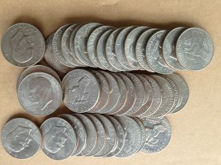 Newly listed Eisenhower Ike Silver Dollars 1971 1978 44Lot