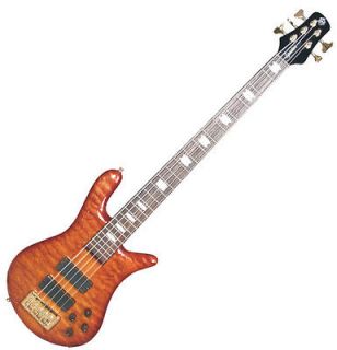 NEW SPECTOR EUROPE SERIES EURO5LX AMBER 5 STRING ACTIVE ELECTRIC BASS 