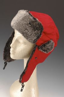 Cousin Eddie hat Christmas Vacation Red adult faux fur trapper trooper 