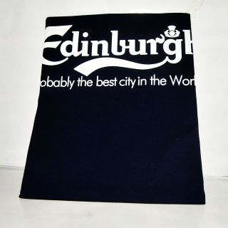 Great Gift  Scottish Souvenir T shirt Edinburgh Carlsberg Navy