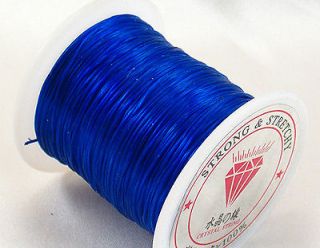Rolls Elastic blue cords string for necklace&penda​​nt c001_2