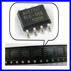 5pcs x ACS712T ELC 05B Chip Hall Effect High Current Sensor 5A