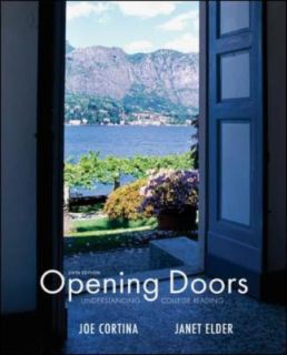 Opening Doors by Janet Elder and Joe Cortina 2010, Paperback