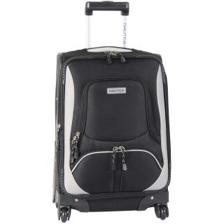   SPINNER BLACK GREY 20 CARRYON SUITCASE LUGGAGE $280 VALUE NEW