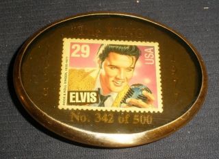 Elvis Presley Belt Buckle Postage Stamp 342 of 500 made