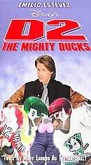 Disneys D2 The Mighty Ducks with Emilio Estevez (VHS, 1994)