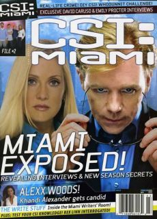   Miami/David Caruso/Emily Procter/Alexx Woods/Season Secrets