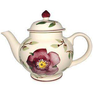 EMMA BRIDGEWATER NEW 4 CUP TEAPOT HELLEBORE