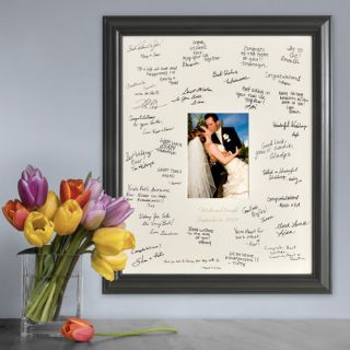 WEDDING SIGNATURE FRAME   BEAUTIFULLY PERSONALIZED GUEST BOOK   FREE 