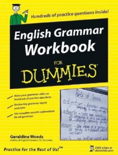 English Grammar Workbook for Dummies by Geraldine Woods 2006 