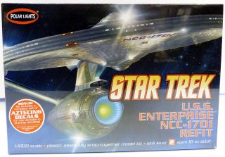 Polar Lights Star Trek Enterprise NCC 1701 Refit 11000 Scale Model 