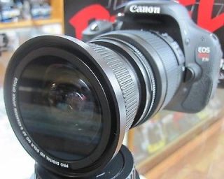 fisheye for Canon Eos Digital Rebel T3 T3i T2 T2i XTi XSi 1100d 4 lens 