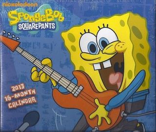 Calendars   2013   Sponge Bob Square Pants   Nick   16 Months   10x10 