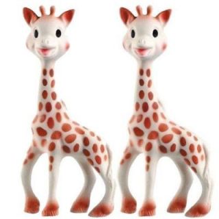 Two Boxed Sophie The Giraffe by Vulli Baby Teether Toy 2 Sophies