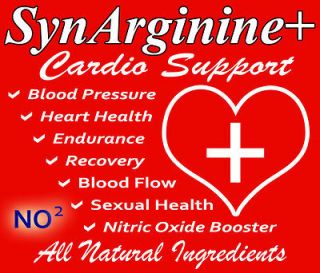 SynArginine+ Nitric Oxide Booster NO2 improves circulation lowers 