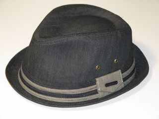 Calvin Klein Fedora Hat, Cap sz S/M, Gray