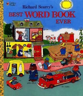 Best Word Book Ever by Richard Scarry 1999, Hardcover