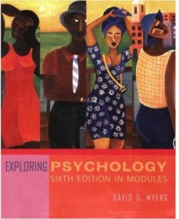Exploring Psychology in Modules by David Myers 2004, Paperback