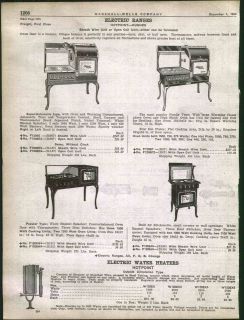 1925 AD Hotpoint Hughes Electric Range Oven Stove