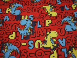 dinosaur flannel fabric in Fabric
