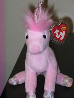 Ty FAIRYTALE the Pink Unicorn Beanie Baby ~ MINT TAGS ~ RETIRED