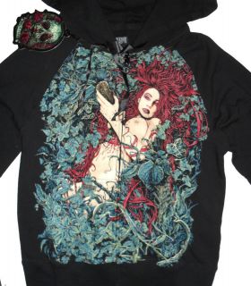 FANG BANGER VAMPIRE CORSETTED HOODY TOP IRON FIST S M L