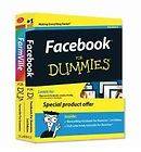 Facebook For Dummies: AND Farmville For Dummies by Leah Pearlman NEW 