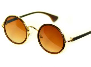   New Classisc Fashion Vintage Round LINDA FARROW LUXE Sunglasses KS633