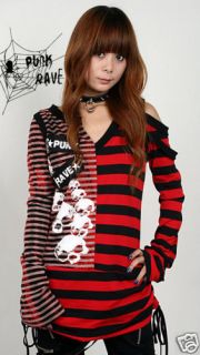 fashion Visual Kei Punk delays Gothic Lolita tee shirt top S L unisex 