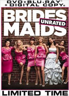 Bridesmaids Blu ray DVD, 2011, 2 Disc Set, Unrated Rated Includes 
